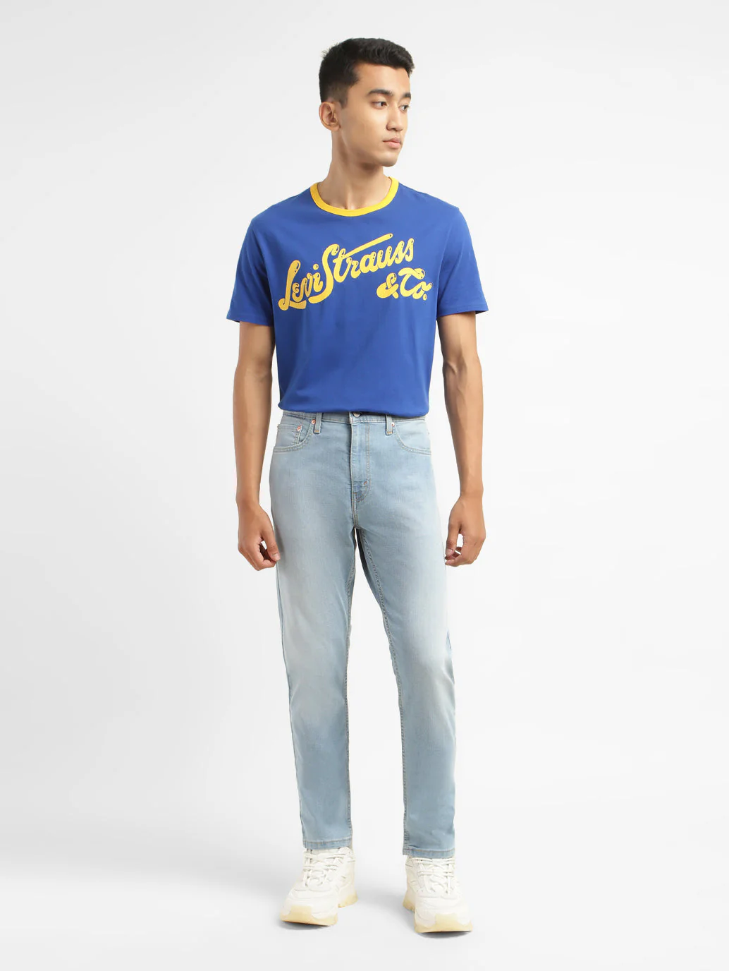 Men's 512 Indigo Slim Tapered Fit Mid Rise Jeans - Image 21