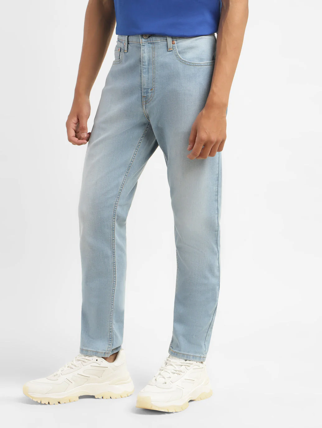 Men's 512 Indigo Slim Tapered Fit Mid Rise Jeans - Image 9
