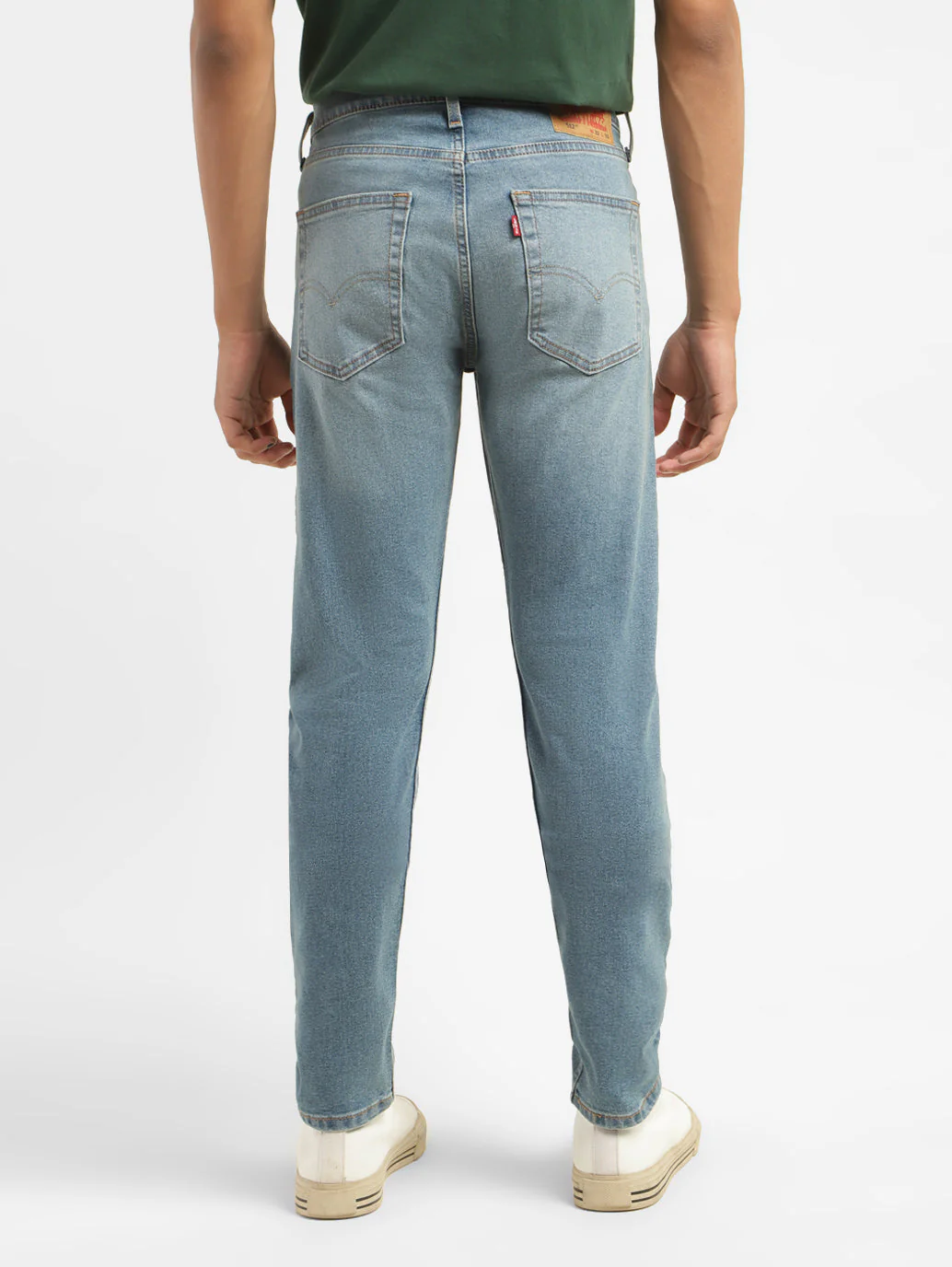 Men's 512 Blue Slim Tapered Fit Mid Rise Jeans - Image 3