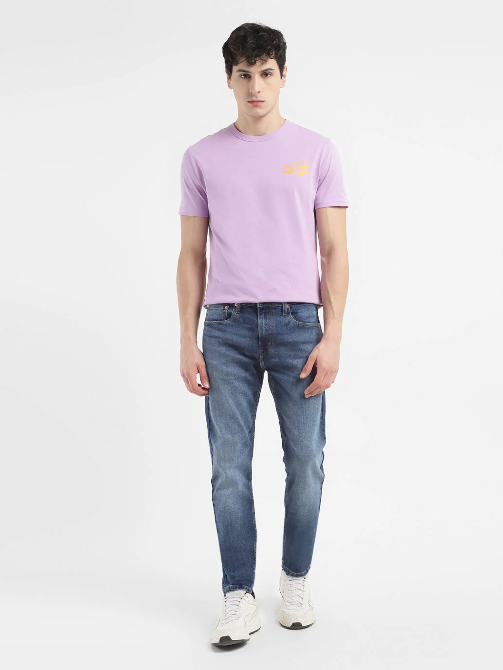 Men's 512 Blue Slim Tapered Fit Mid Rise Jeans