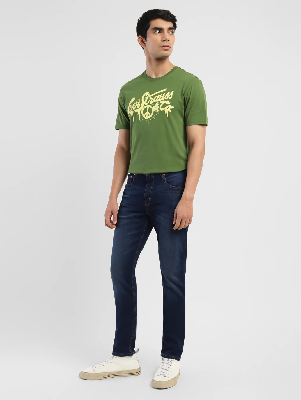 Men's 512 Blue Slim Tapered Fit Mid Rise Jeans - Image 11