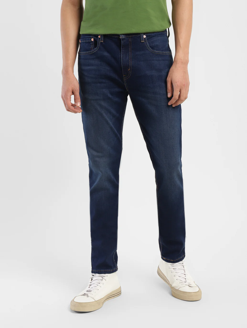 Men's 512 Blue Slim Tapered Fit Mid Rise Jeans - Image 2