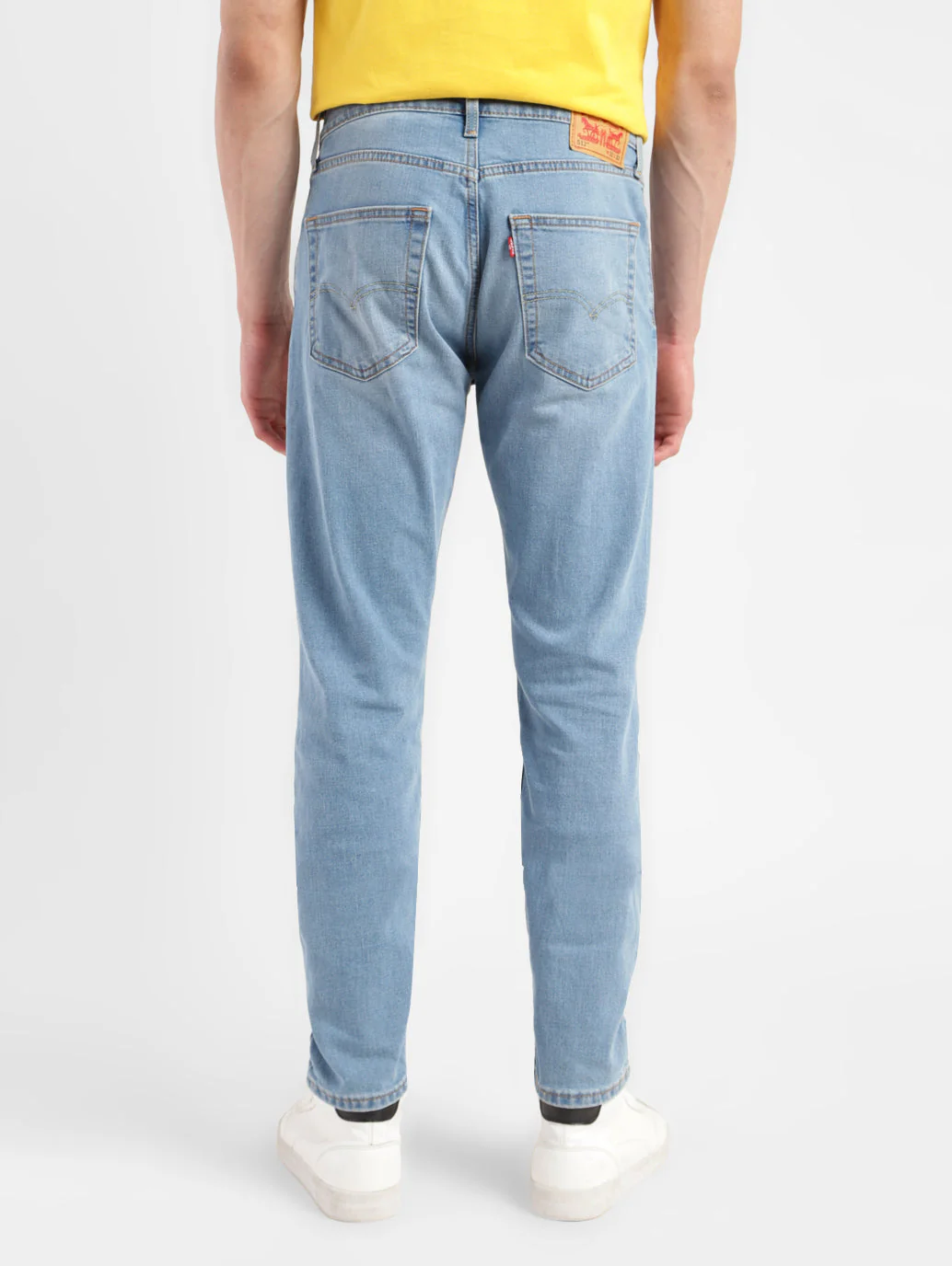 Men's 512 Blue Slim Tapered Fit Mid Rise Jeans - Image 3