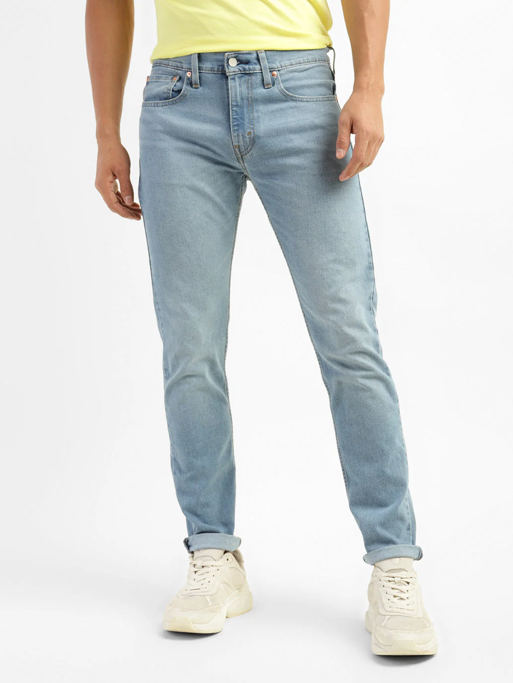 Men's 512 Blue Slim Tapered Fit Mid Rise Jeans