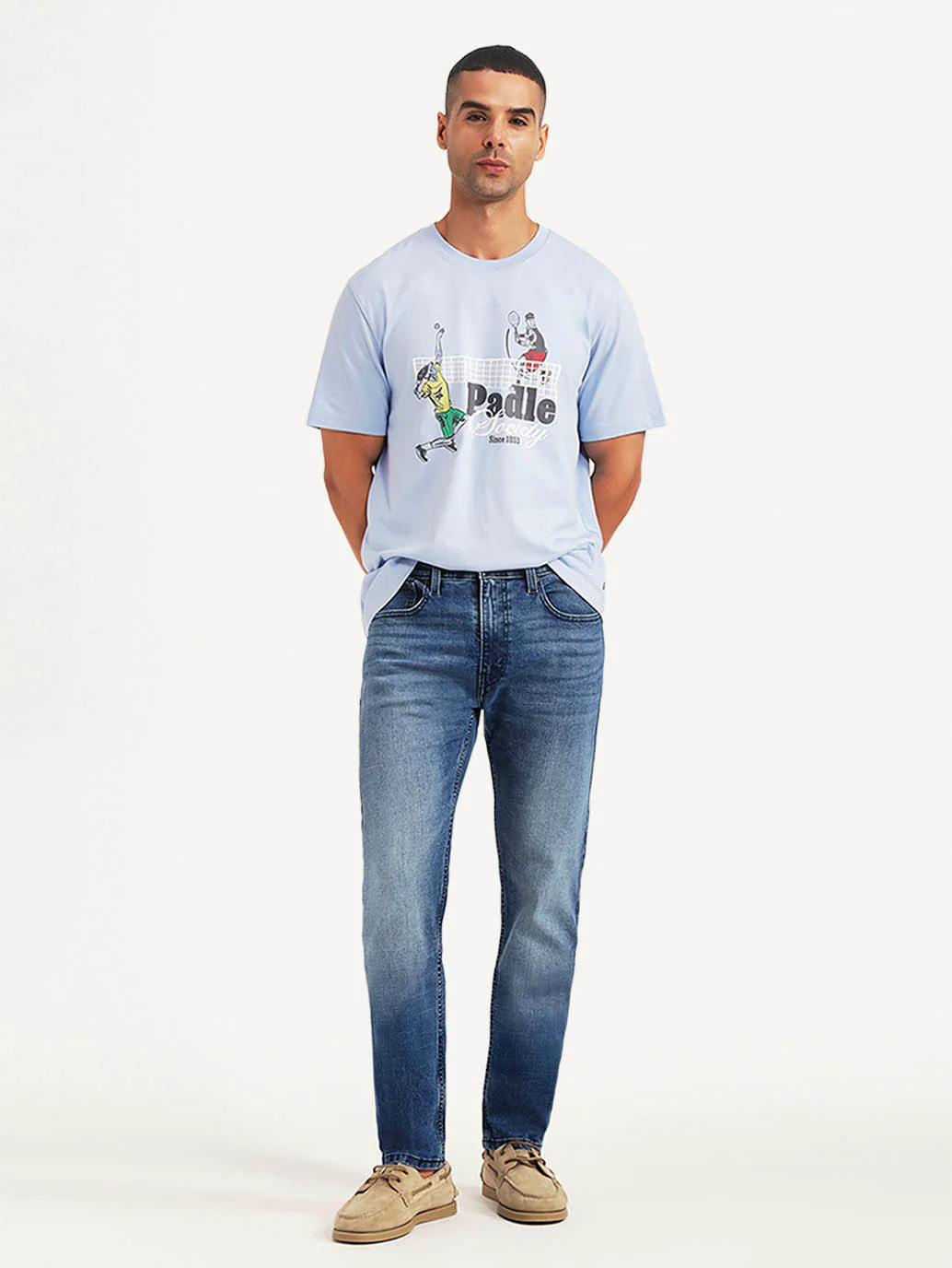 Men's 512 Blue Slim Tapered Fit Hyper Stretch Jeans