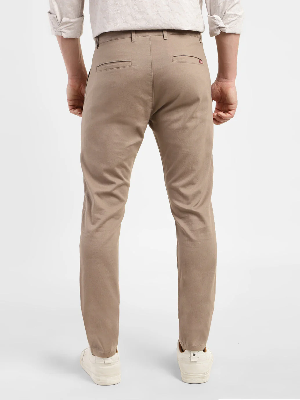 Men's Slim Tapered Fit Trousers - Image 3