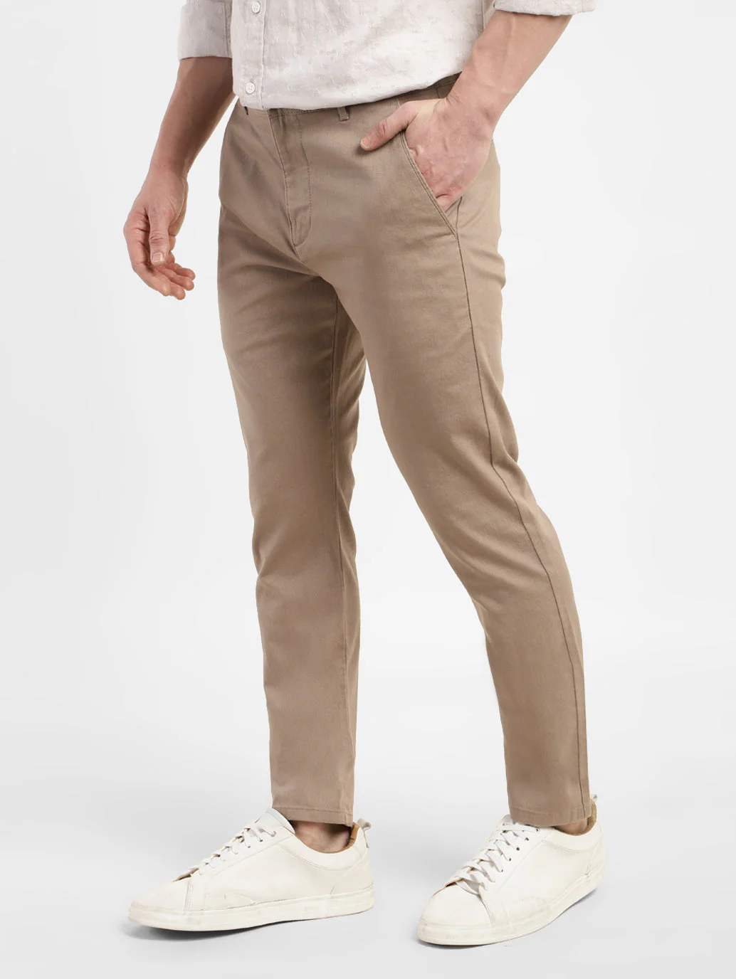 Men's Slim Tapered Fit Trousers - Image 4