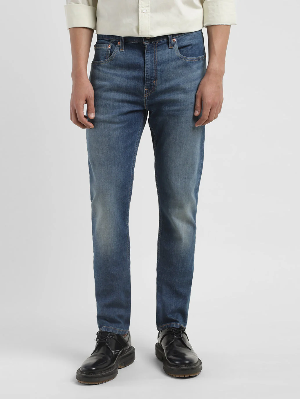 Men's 512 Blue Slim Tapered Fit Mid Rise Jeans - Image 2