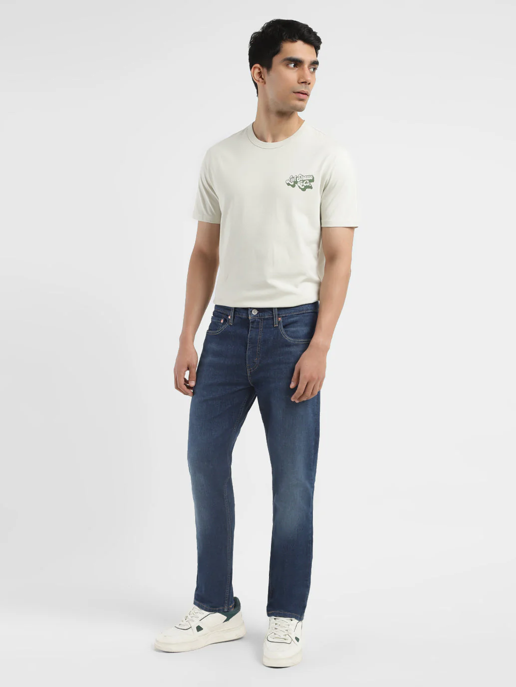 Men's 512 Blue Slim Tapered Fit Mid Rise Jeans