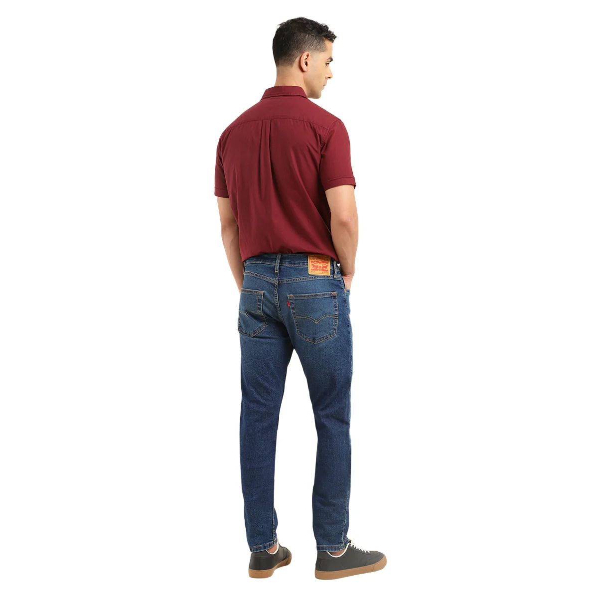 Men's 512 Blue Slim Tapered Fit Mid Rise Jeans - Image 2
