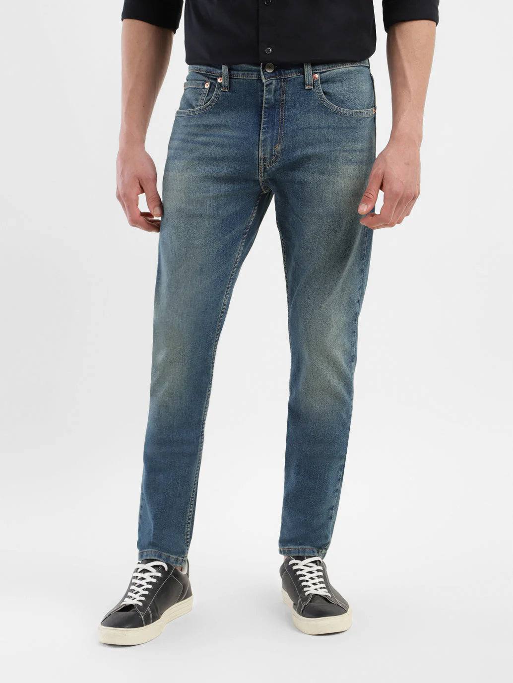 Men's 512 Blue Slim Tapered Fit Mid Rise Jeans - Image 2