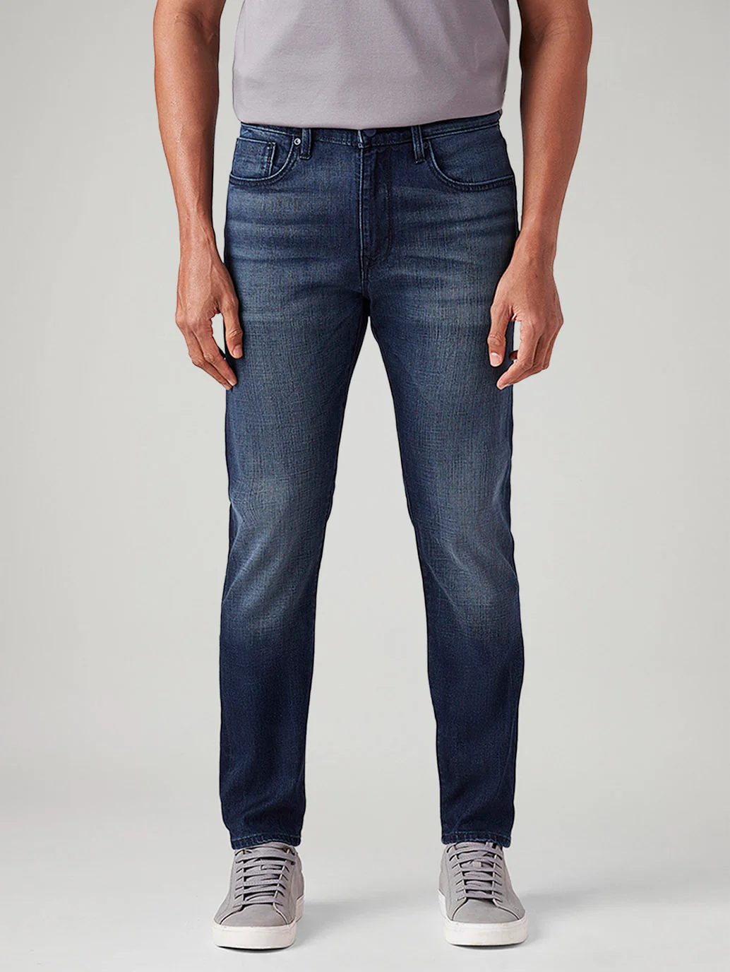 Men's 512 Dark-Blue Slim Tapered Fit Mid Rise Jeans - Image 3