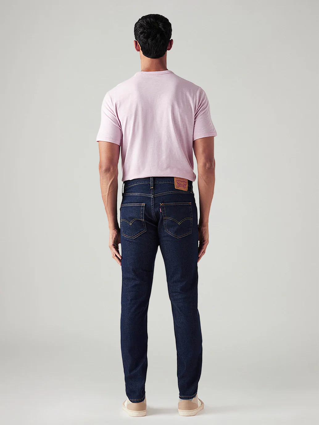 Men's 512 Dark Blue Slim Tapered Fit Mid Rise Jeans - Image 3