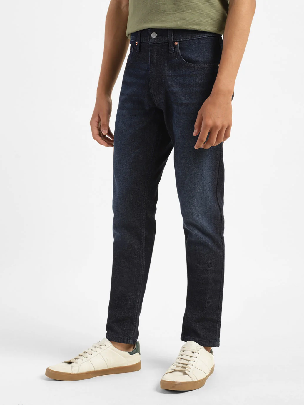 Men's 512 Blue Slim Tapered Fit Mid Rise Jeans - Image 5