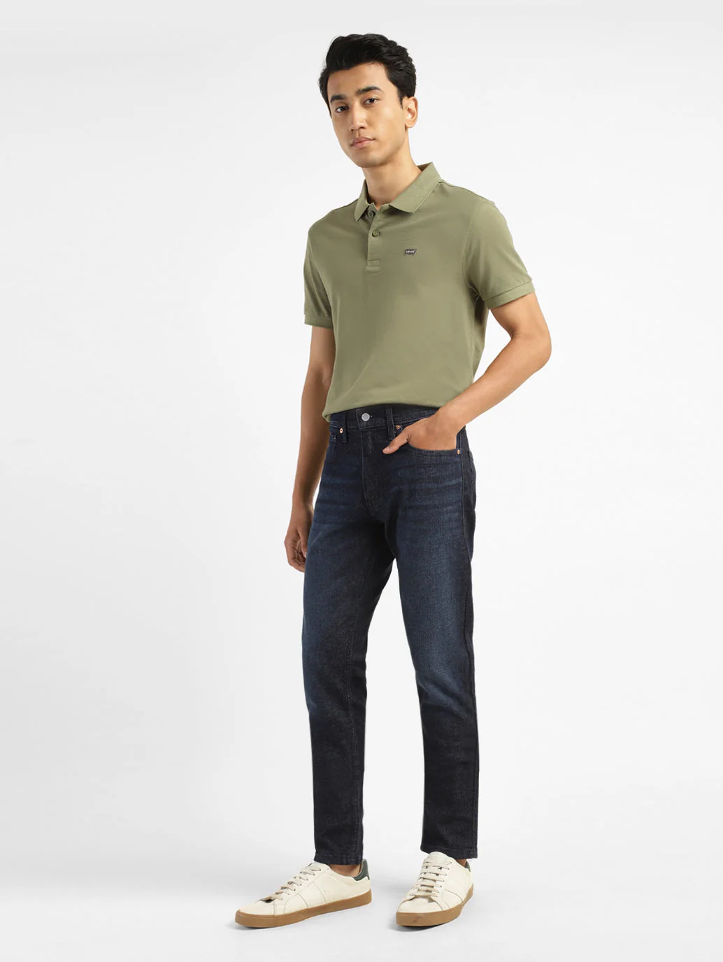 Men's 512 Blue Slim Tapered Fit Mid Rise Jeans - Image 8