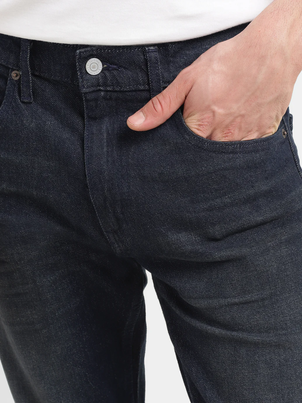 Men's 512 Dark Indigo Slim Tapered Fit Mid Rise Jeans - Image 6