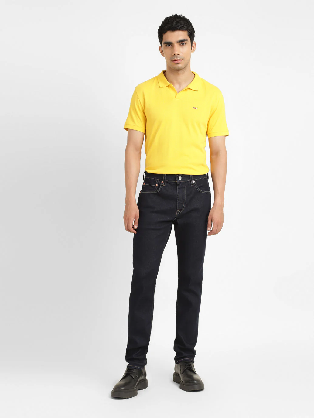 Men's 512 Blue Slim Tapered Fit Mid Rise Jeans