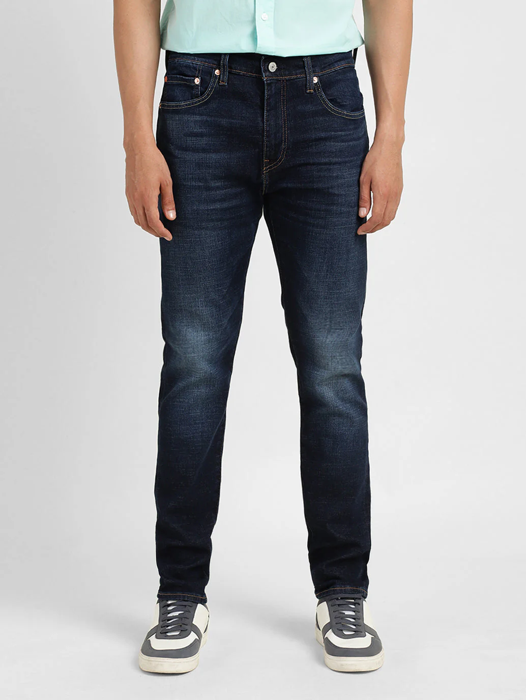 Men's 512 Blue Slim Tapered Fit Mid Rise Jeans - Image 20