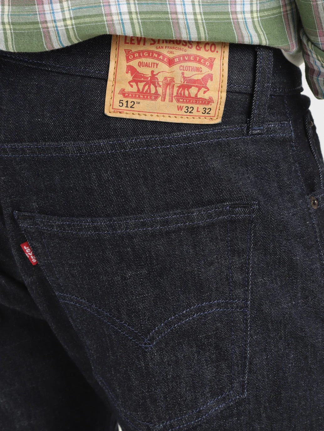 Men's 512 Blue Slim Tapered Fit Mid Rise Jeans - Image 6