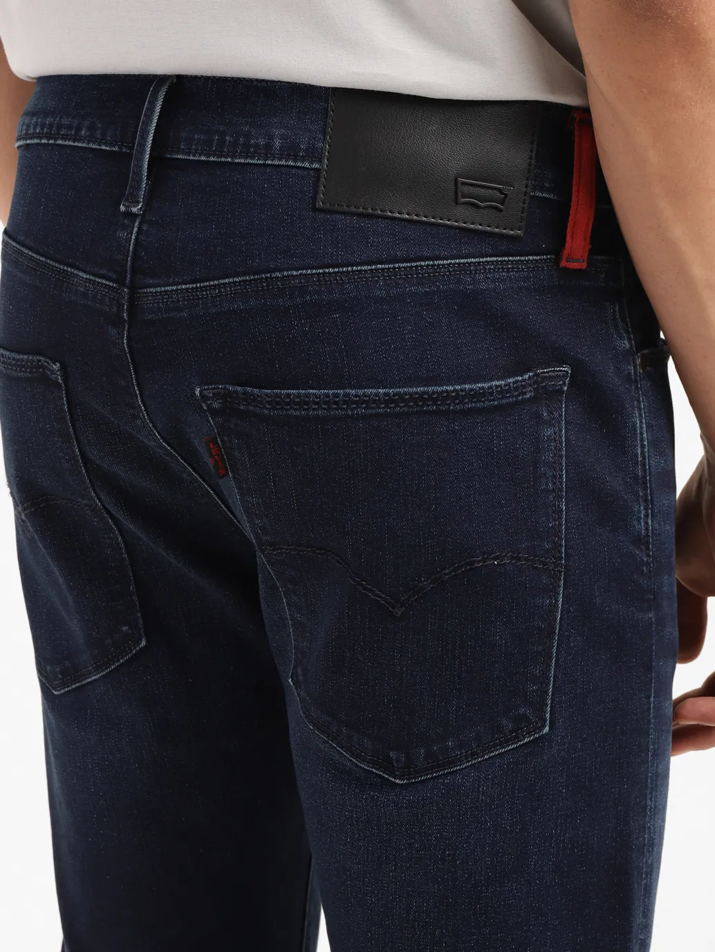 Men's Redloop 512 Blue Slim Tapered Fit Mid Rise Jeans - Image 7