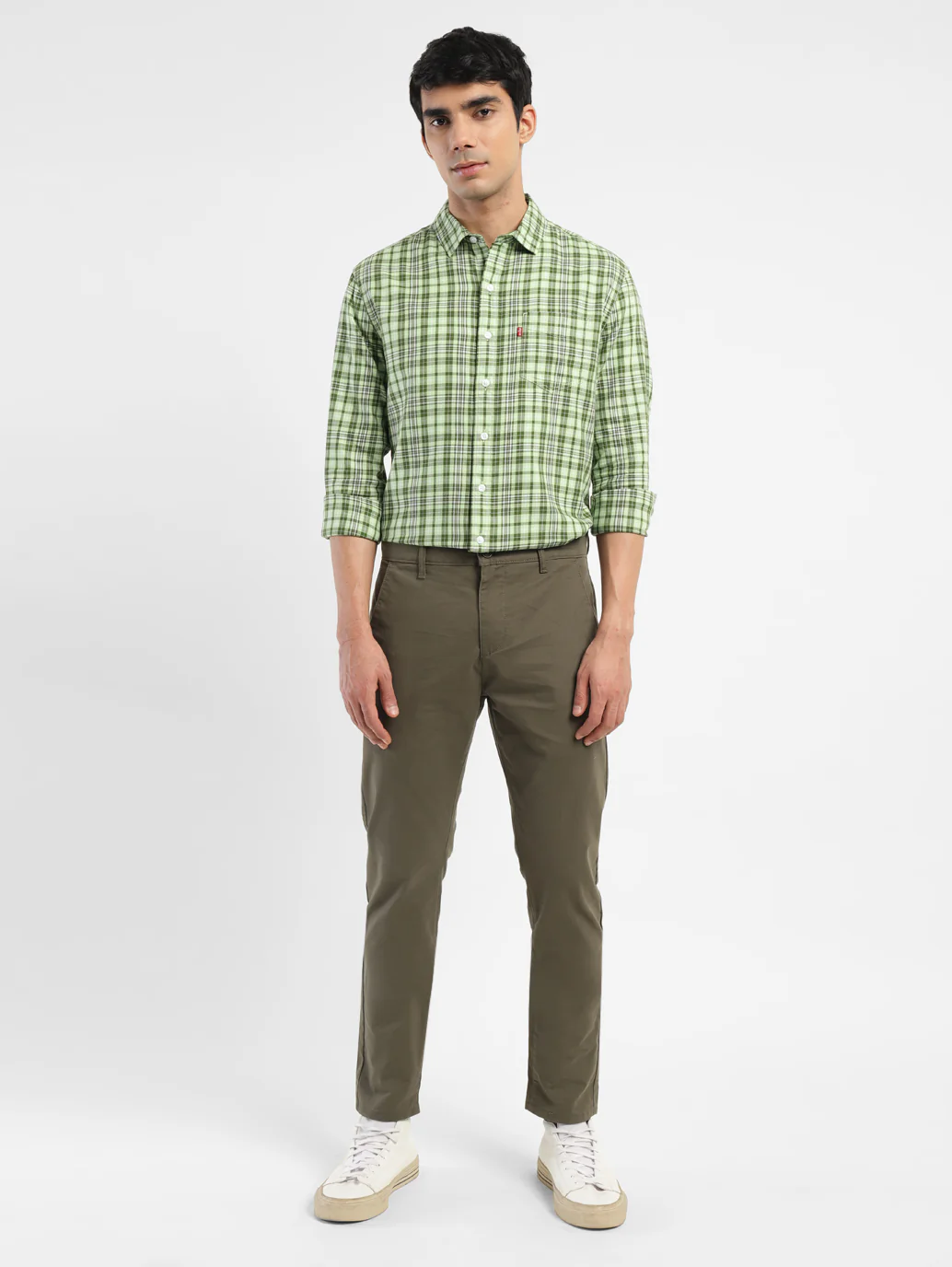 Men's 512 Green Slim Tapered Fit Chinos - Image 10