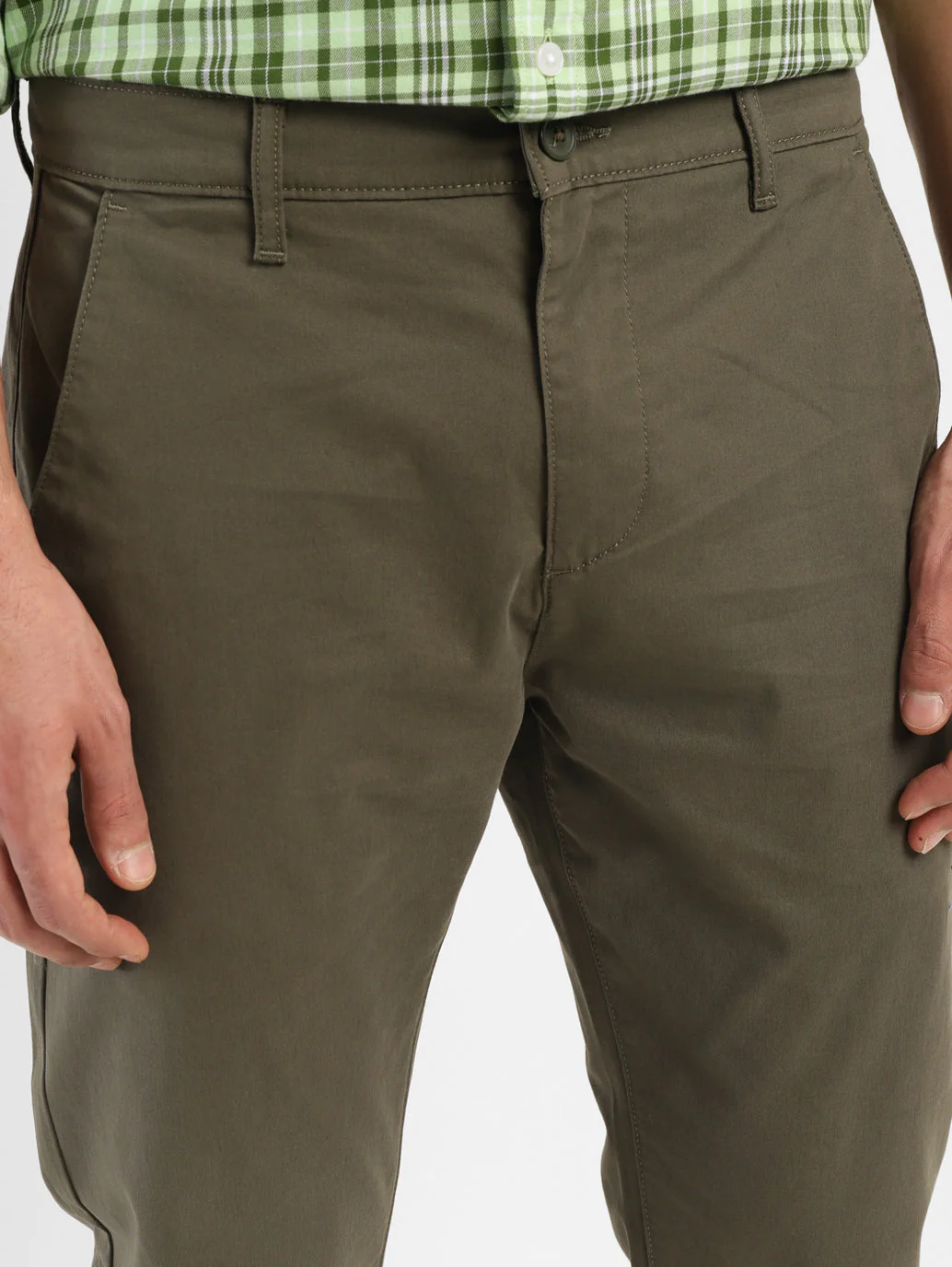 Men's 512 Green Slim Tapered Fit Chinos - Image 7