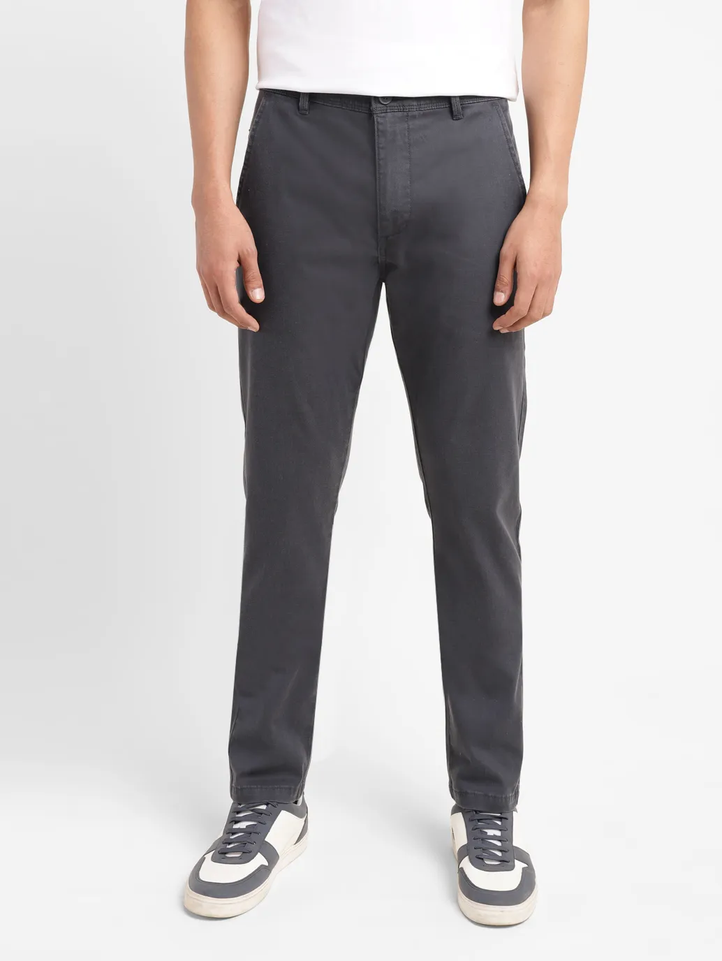 Men's 512 Grey Slim Tapered Fit chinos - Image 2