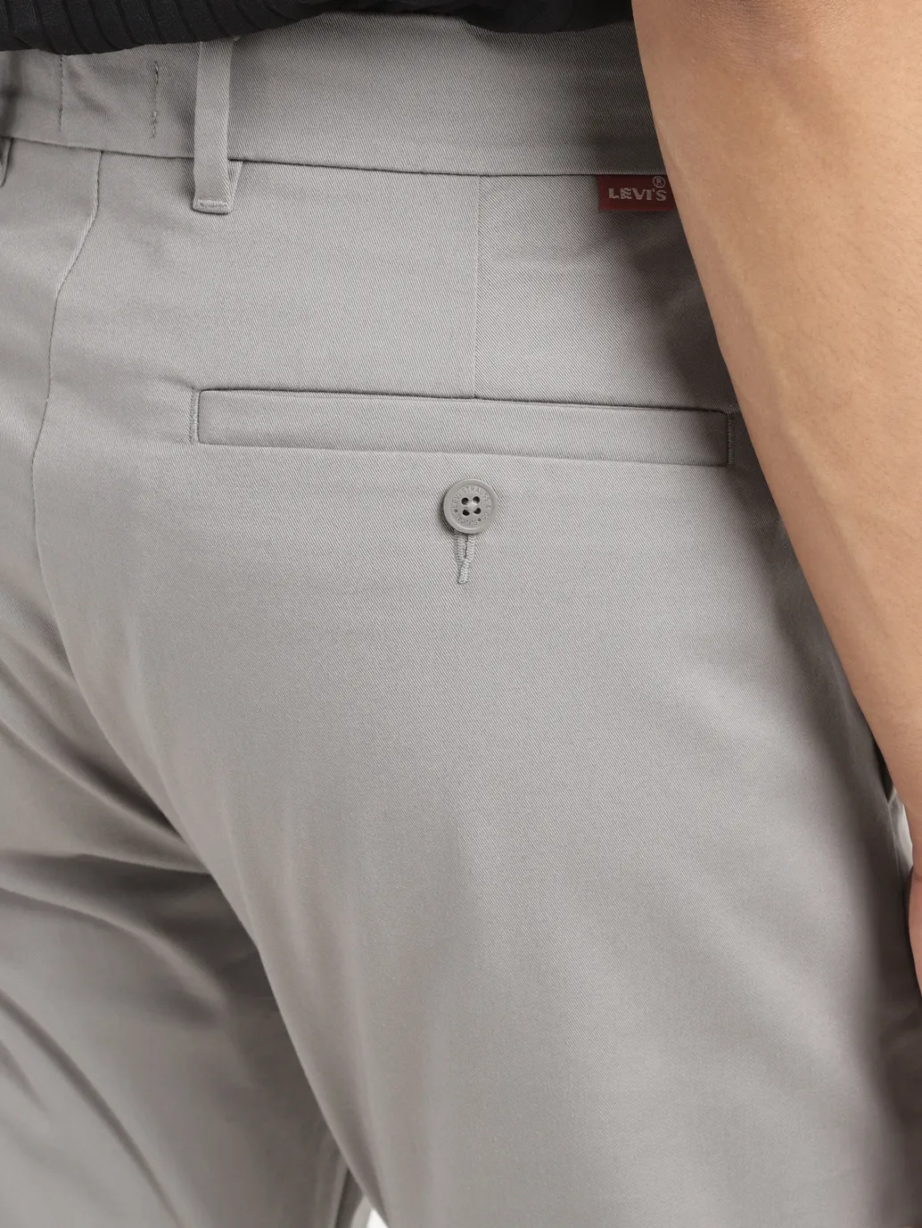 Men's 512 Grey Slim Tapered Fit Chinos - Image 7