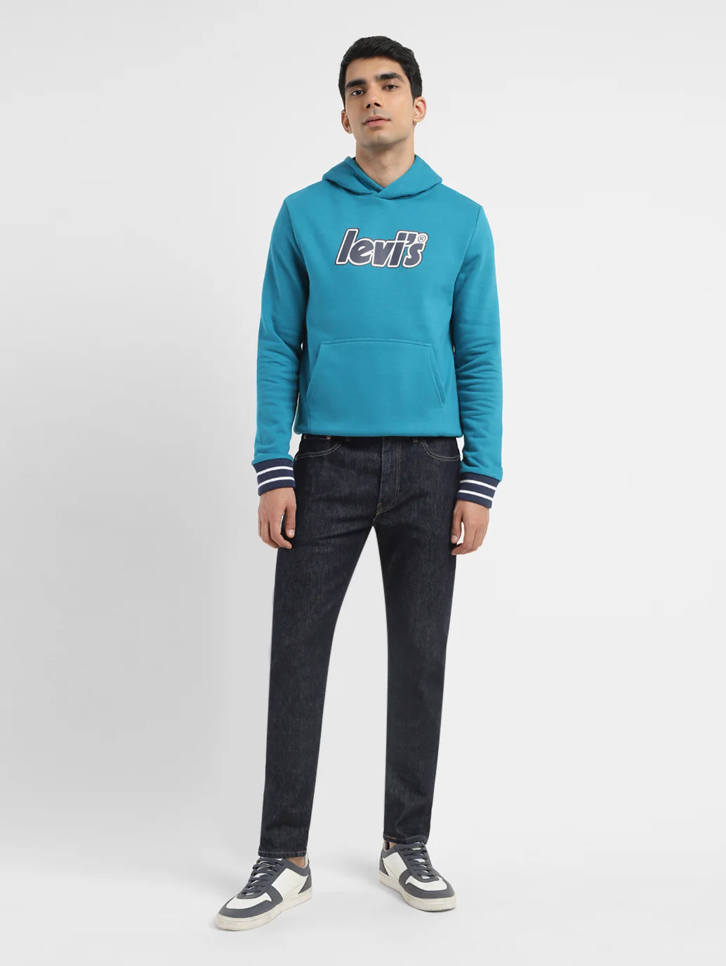 Men's 512 Navy Blue Slim Tapered Fit Mid Rise Jeans - Image 7