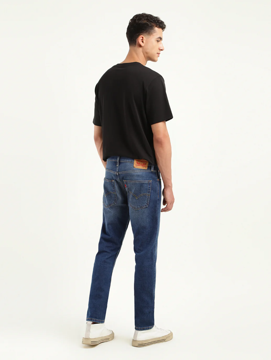 Men's 512 Blue Slim Tapered Fit Mid Rise Jeans - Image 2