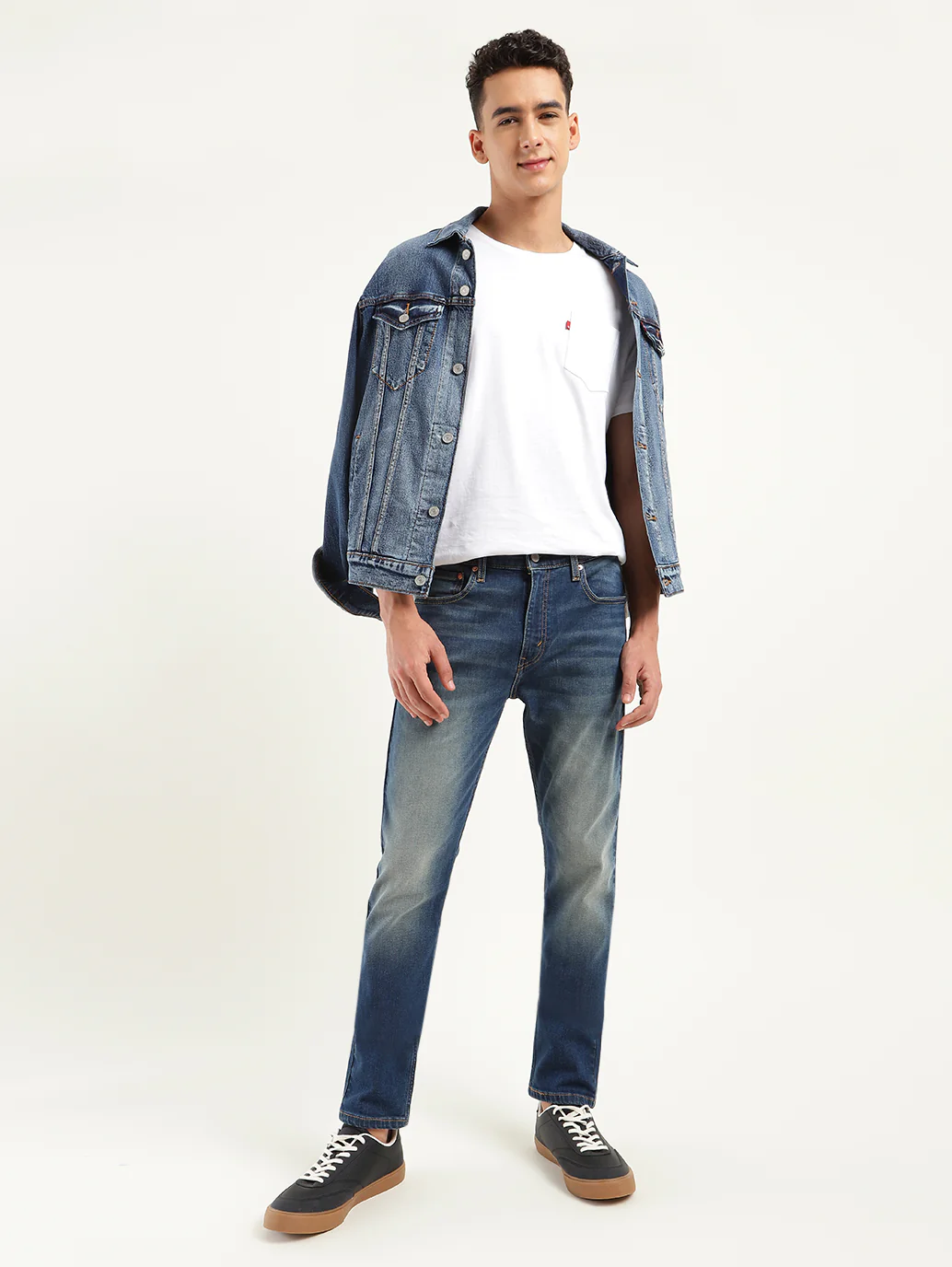 Men's 512 Blue Slim Tapered Fit Mid Rise Jeans - Image 2