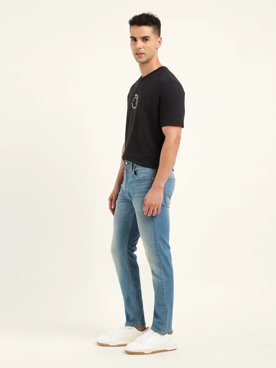 Men's 512 Blue Slim Tapered Fit Mid Rise Jeans - Image 2