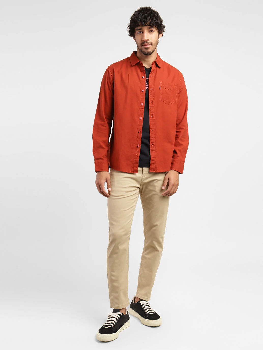 Men's 512 Beige Slim Tapered Fit Chinos - Image 5