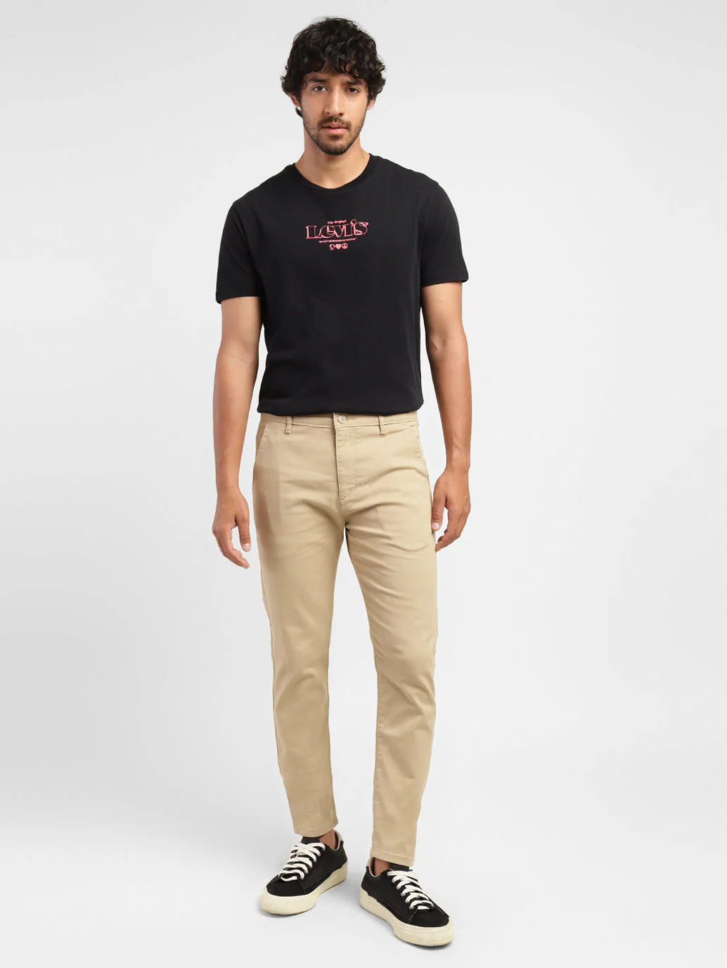 Men's 512 Beige Slim Tapered Fit Chinos - Image 6
