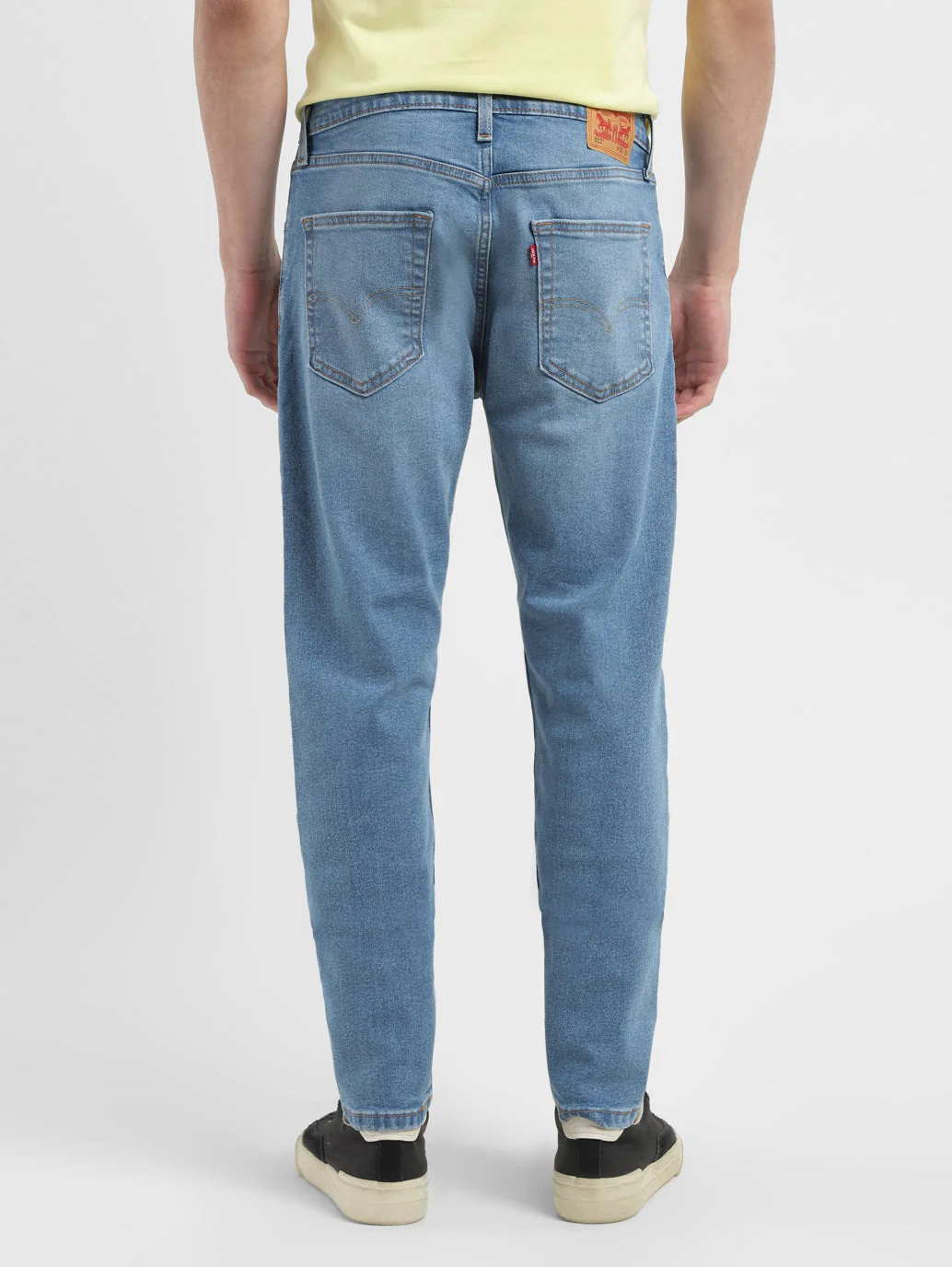Men's 512 Blue Slim Tapered Fit Mid Rise Jeans - Image 3