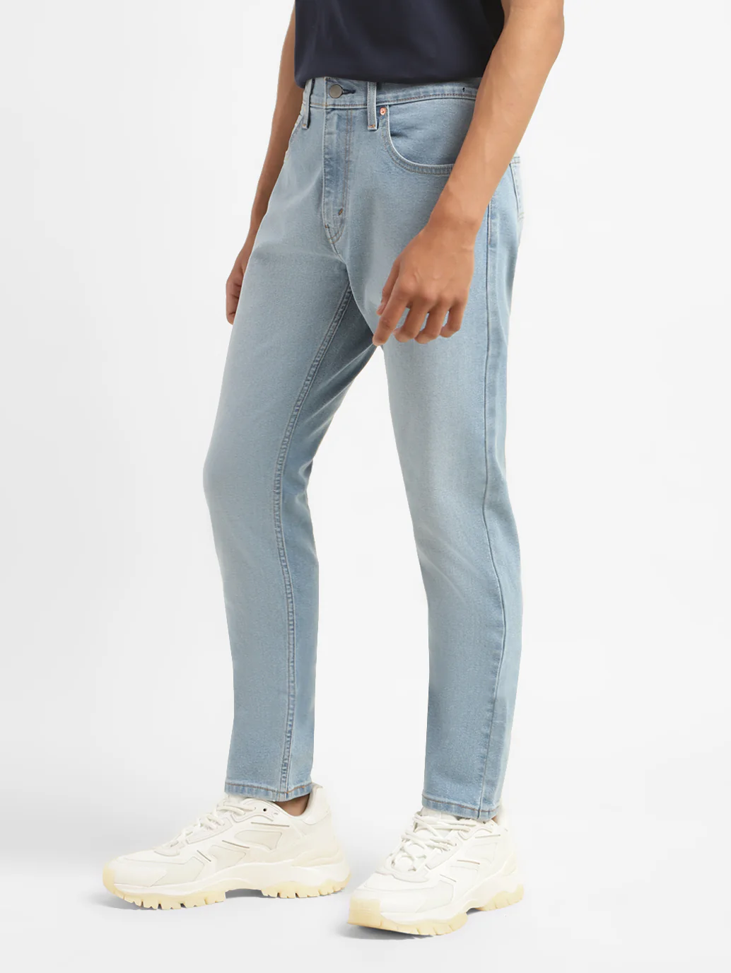 Men's 512 Blue Slim Tapered Fit Mid Rise Jeans - Image 5