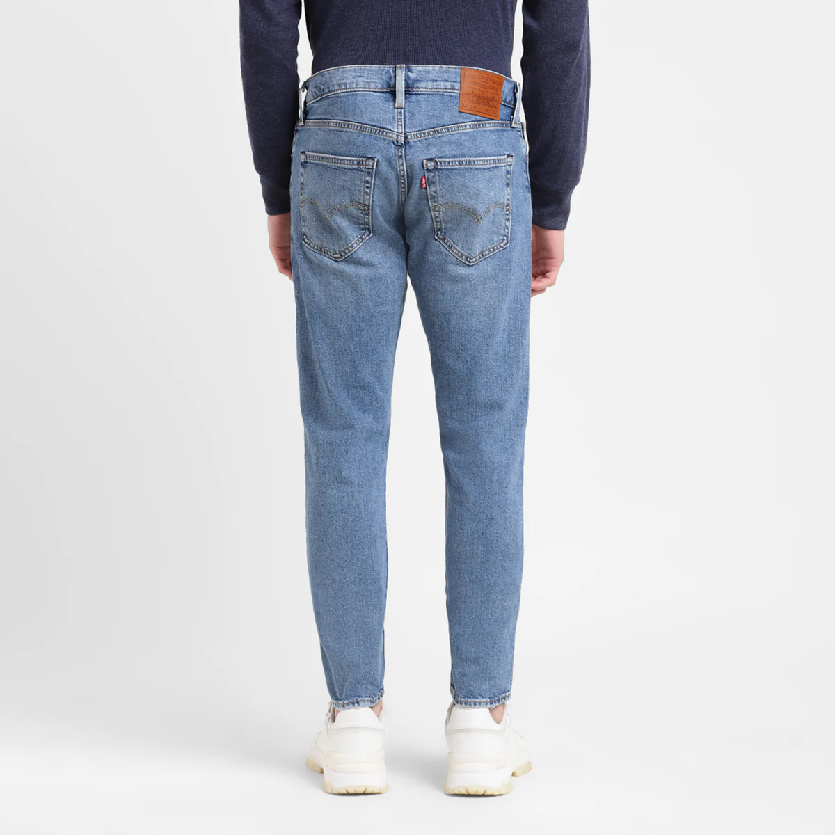 Men's 512 Blue Slim Tapered Fit Mid Rise Jeans - Image 3
