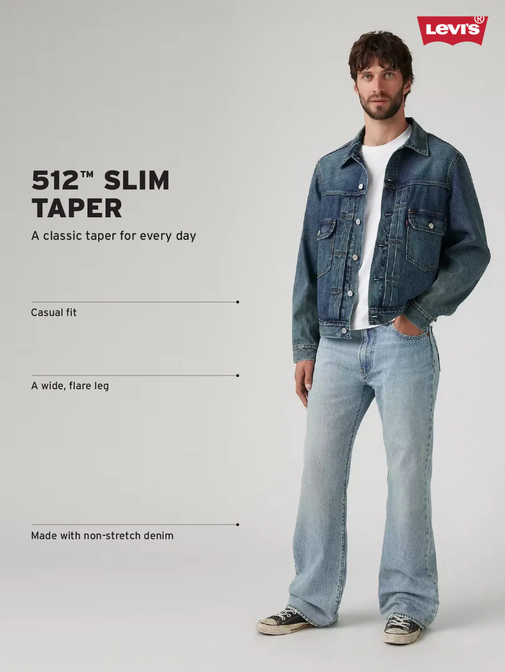 Men's Redloop 512 Blue Slim Tapered Fit Mid Rise Jeans - Image 4