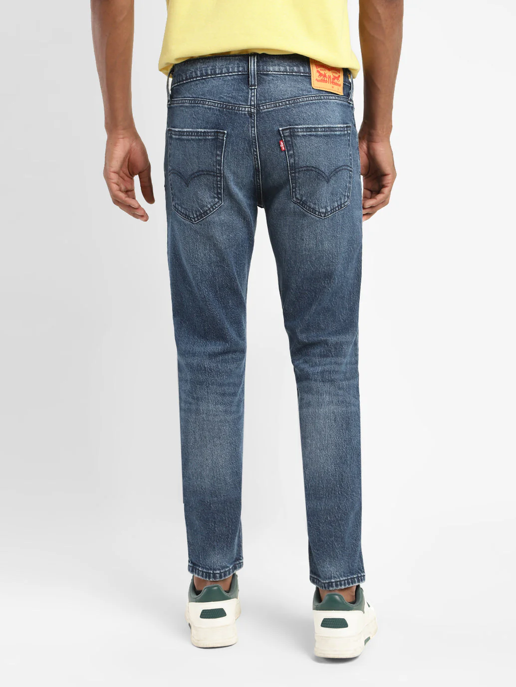 Men's 512 Blue Slim Tapered Fit Mid Rise Jeans - Image 3