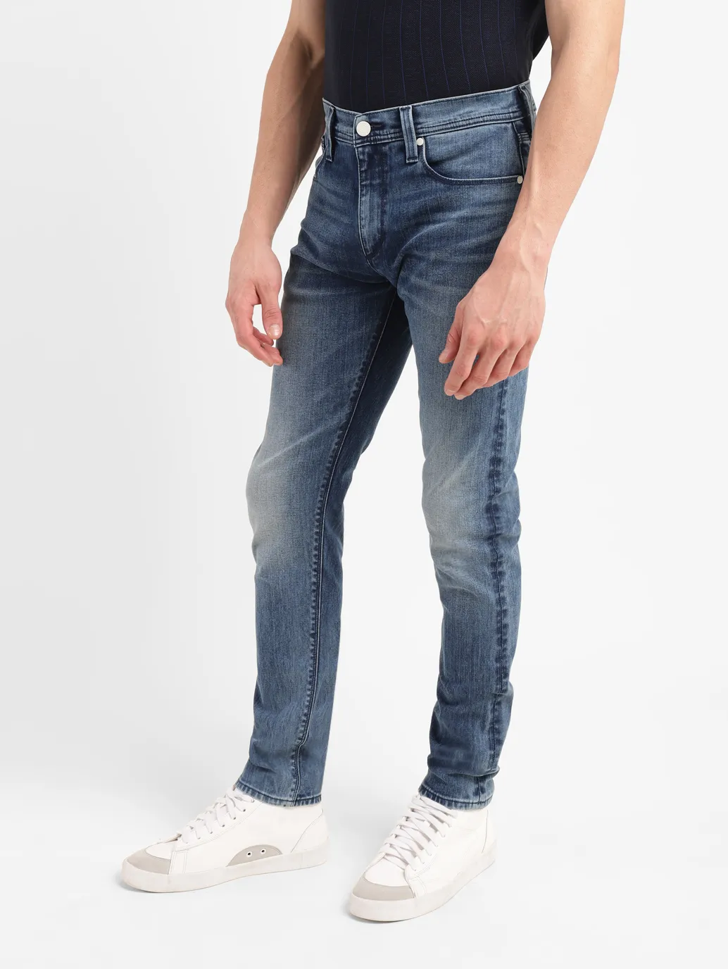 Men's 512 Indigo Slim Tapered Fit Mid Rise Jeans - Image 5