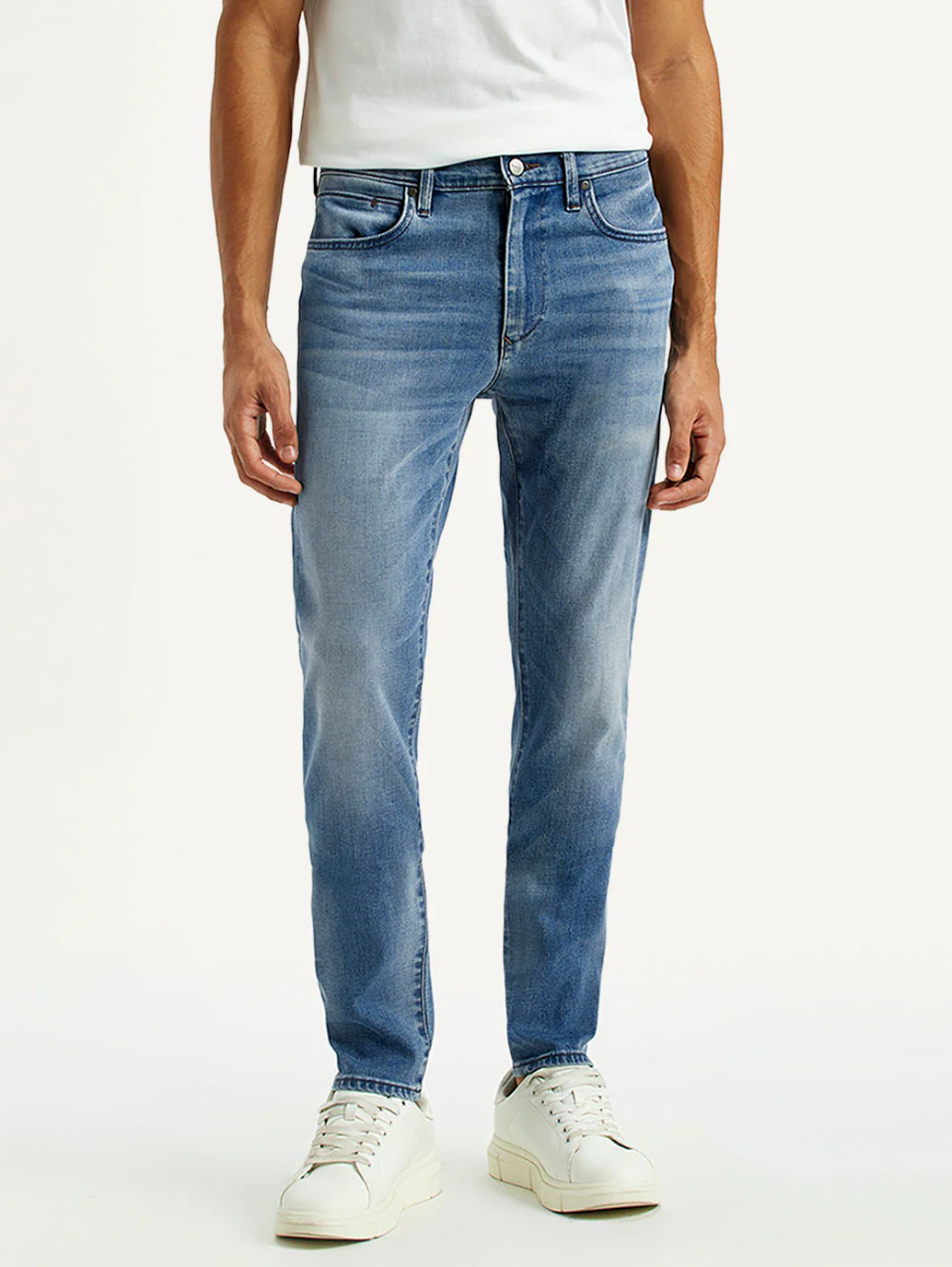 Men's Redloop 512 Indigo Slim Tapered Fit Mid Rise Jeans - Image 2