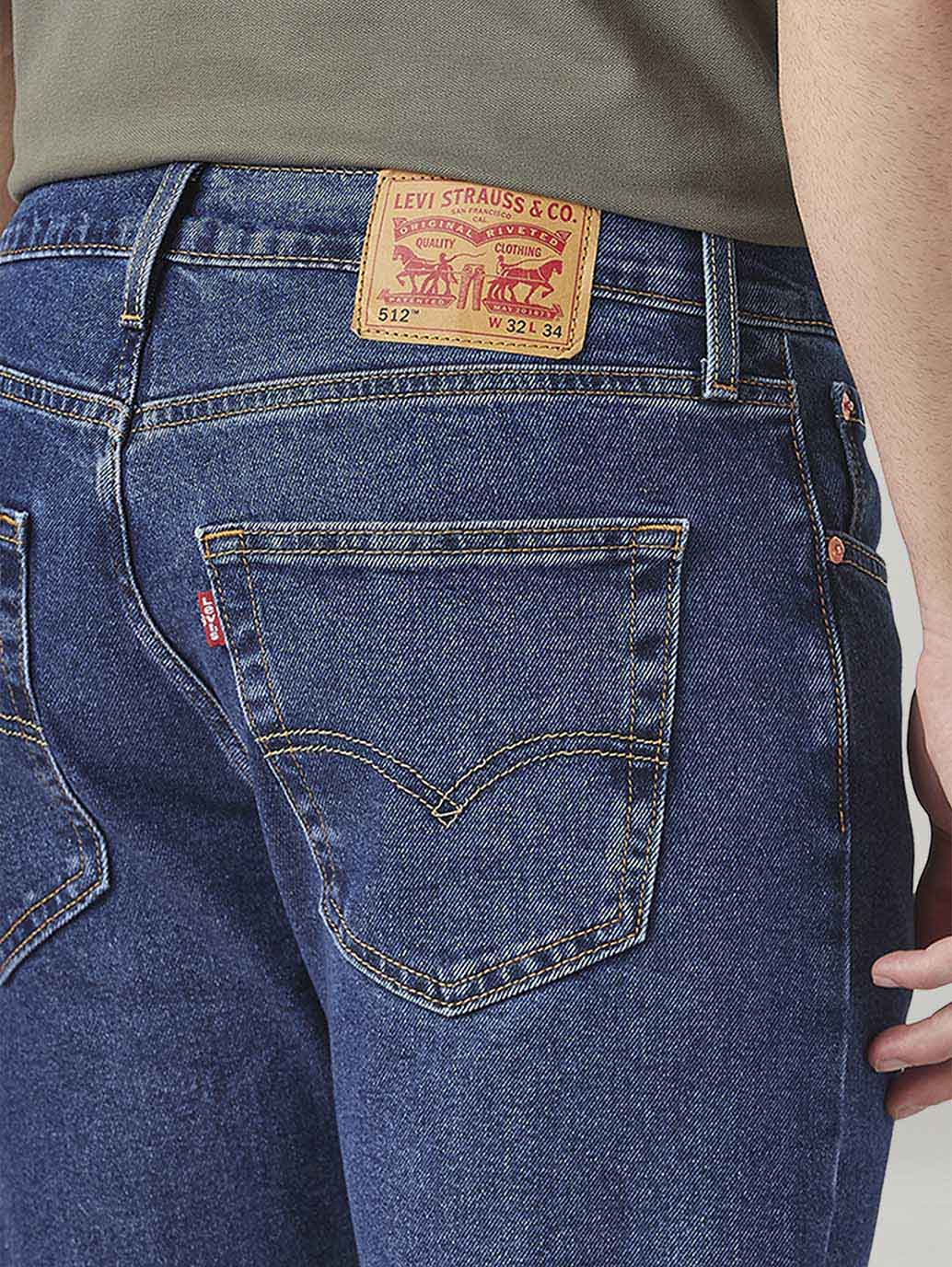 Mens 512 Mid Rise Slim Tapered Fit Cotton Stretch Blend Jeans - Image 5