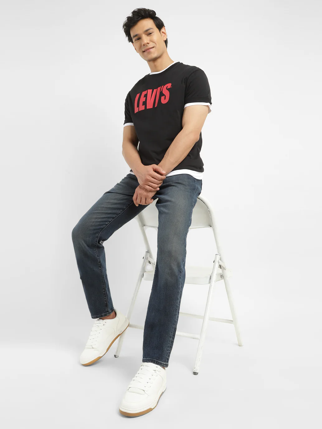 Men's 512 Blue Slim Tapered Fit Mid Rise Jeans - Image 2