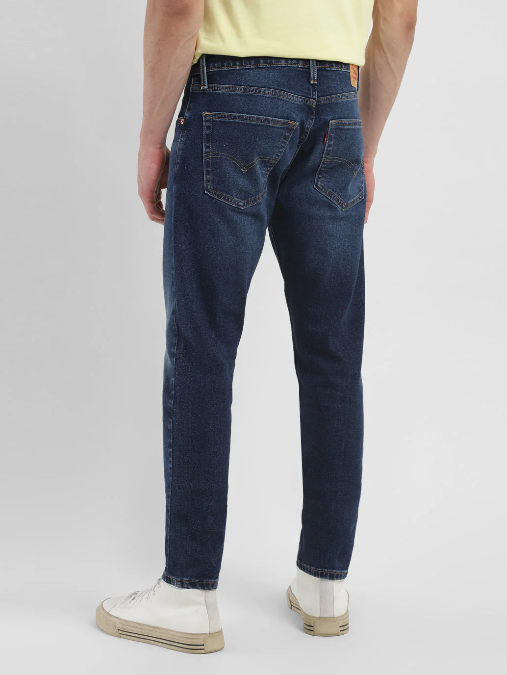 Men's 512 Navy Blue Slim Tapered Fit Mid Rise Jeans - Image 3