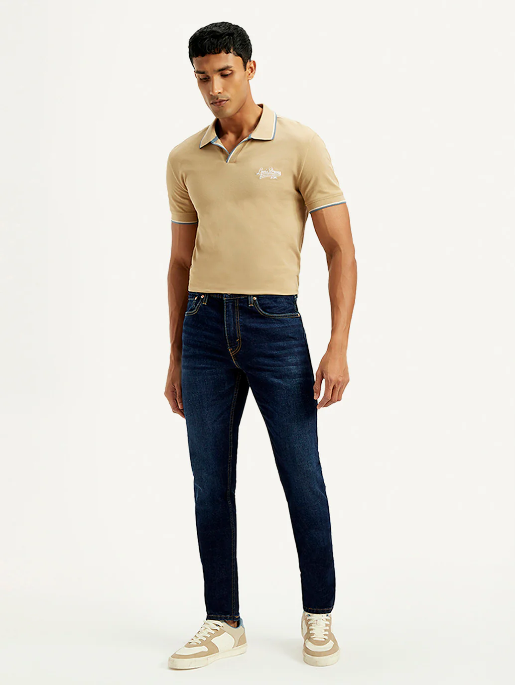 Men's 512 Navy Slim Tapered Fit Mid Rise Jeans