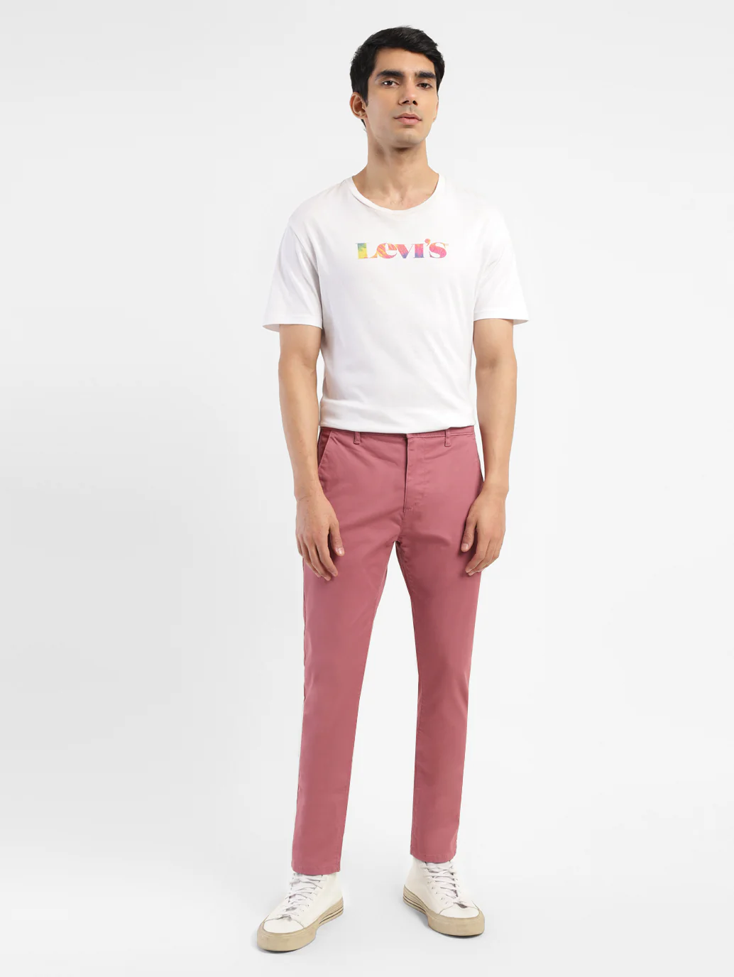 Men's 512 Pink Slim Tapered Fit Chinos - Image 10