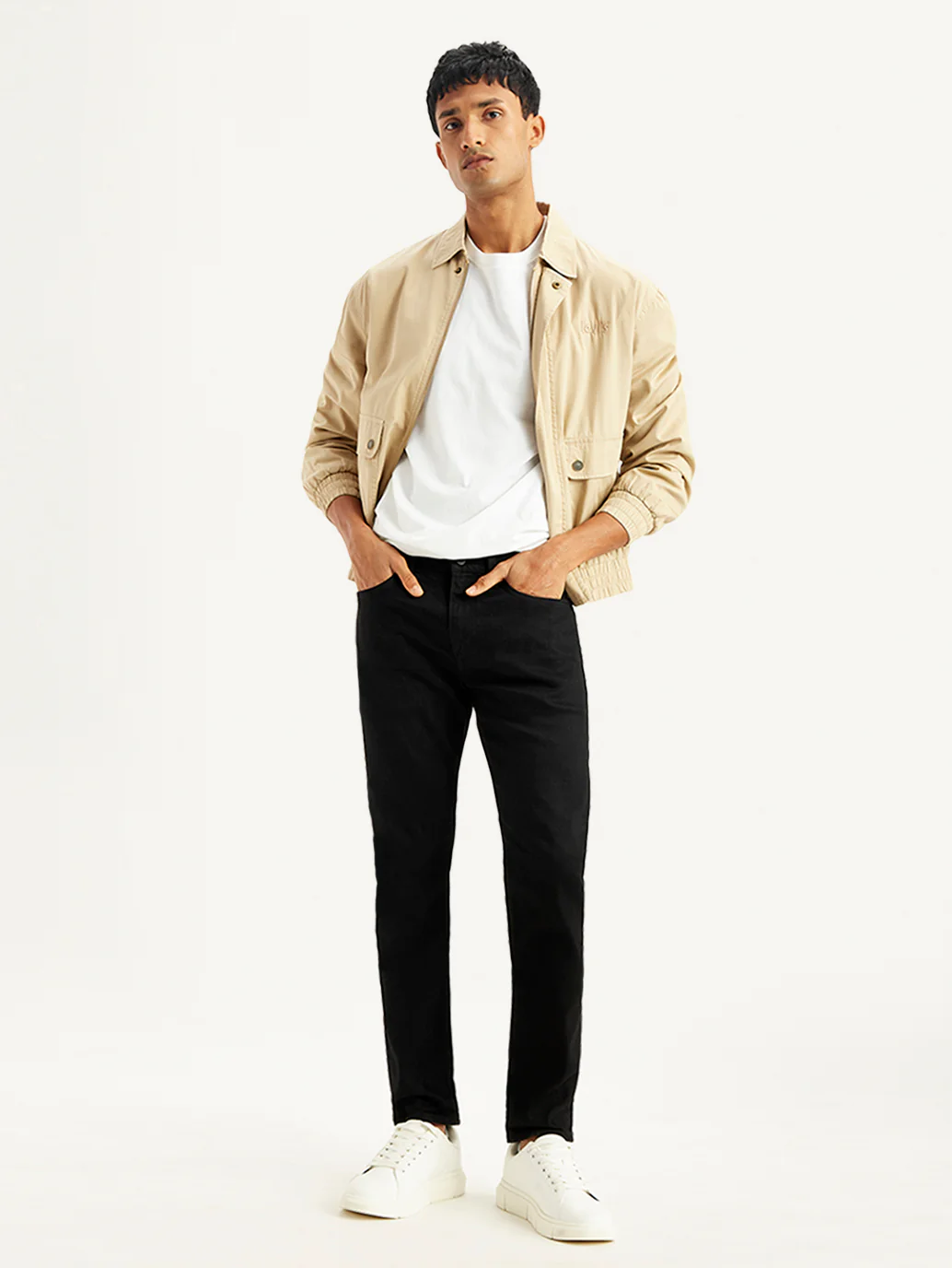 Men's 512 Black Slim Tapered Fit Mid Rise Jeans