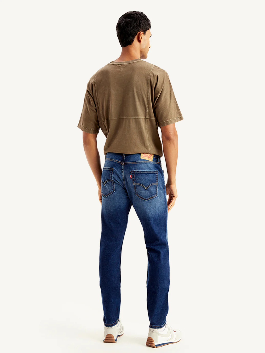 Men's 512 Blue Slim Tapered Fit Mid Rise Jeans - Image 3