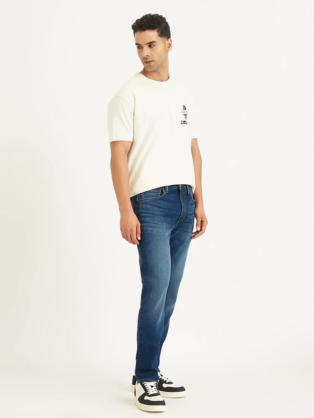 Men's 512 Blue Slim Tapered Fit Mid Rise Jeans