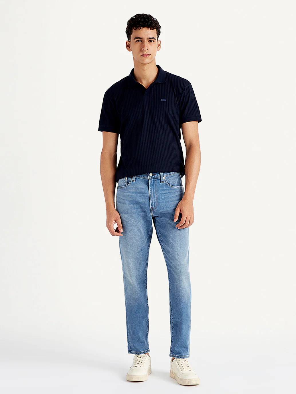 Men's 512 Blue Slim Tapered Fit Mid Rise Jeans - Image 3